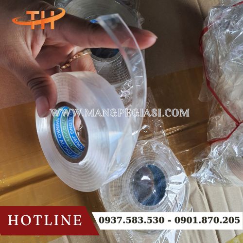 Băng dính trong suốt 2 mặt thẩm mỹ Băng dính trong suốt 2 mặt thẩm mỹ