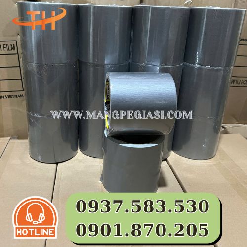 Băng dính vải xám dán bao bạt Băng dính vải xám dán bao bạt