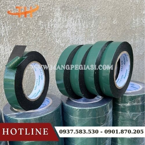 Băng keo 2 mặt mút xốp đen siêu dính Băng keo 2 mặt mút xốp đen siêu dính