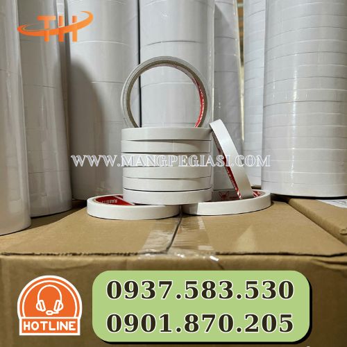 Băng keo 2 mặt trắng 1F2 Băng keo 2 mặt trắng 1F2