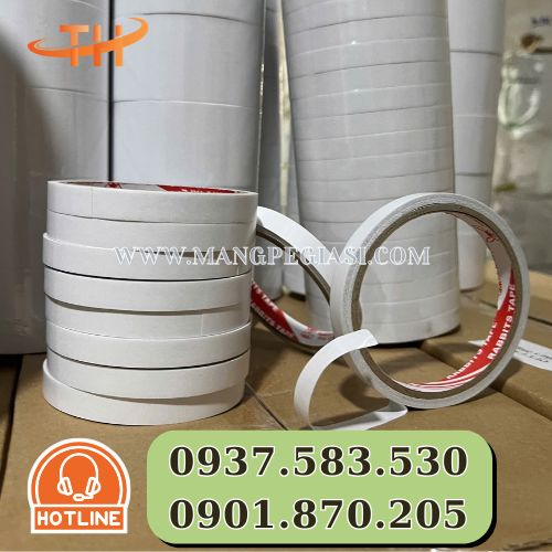 Băng keo 2 mặt trắng dầu 1F2 Băng keo 2 mặt trắng dầu 1F2