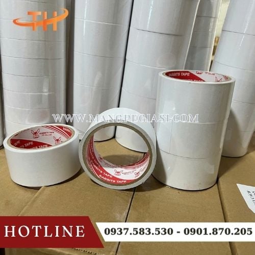 Băng keo 2 mặt trắng tiện lợi thẩm mỹ Băng keo 2 mặt trắng tiện lợi thẩm mỹ