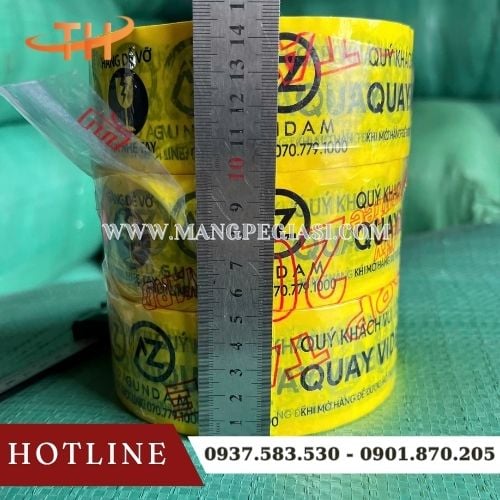 Băng keo cảnh báo hàng dễ vỡ 5F 200Y Băng keo cảnh báo hàng dễ vỡ 5F 200Y