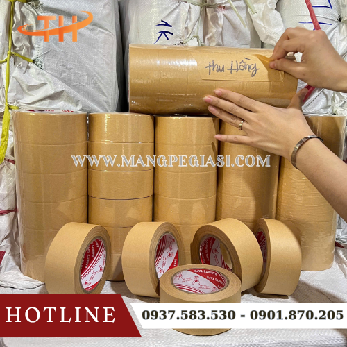 Băng keo da bò siêu dính dễ xé màu đẹp Băng keo da bò siêu dính dễ xé màu đẹp