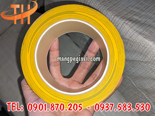 Băng keo dán nền màu vàng