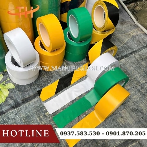 Băng keo dán nền sàn nhà dùng phân chia lối đi và cảnh báo Băng keo dán nền sàn nhà dùng phân chia lối đi và cảnh báo