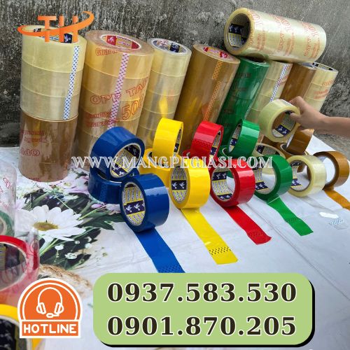 Băng keo dán thùng đủ loại Băng keo dán thùng đủ loại