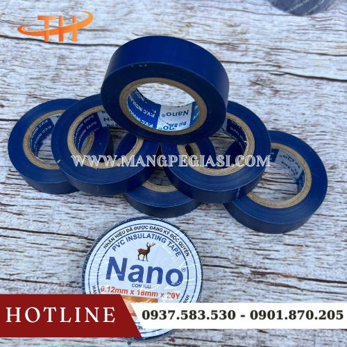 Băng keo điện Nano 0.12mm x 18mm x 20Y Băng keo điện Nano 0.12mm x 18mm x 20Y