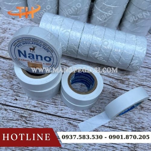 Băng keo điện Nano chất liệu PVC cao cấp Băng keo điện Nano chất liệu PVC cao cấp