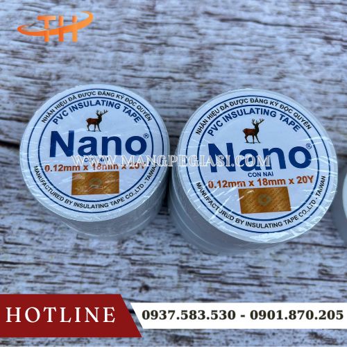 Băng keo điện Nano màu trắng đa năng Băng keo điện Nano màu trắng đa năng