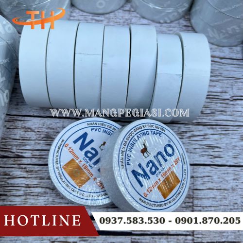Băng keo điện Nano màu trắng Băng keo điện Nano màu trắng