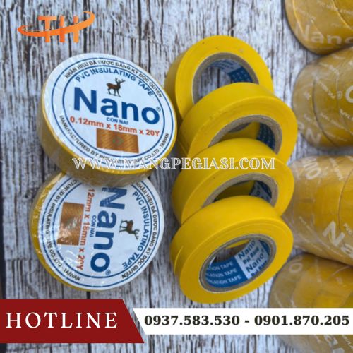 Băng keo điện nano màu vàng nổi bật Băng keo điện nano màu vàng nổi bật
