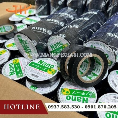Băng keo điện Nano PVC cách điện, cách nhiệt, chống cháy nổ Băng keo điện Nano PVC cách điện, cách nhiệt, chống cháy nổ