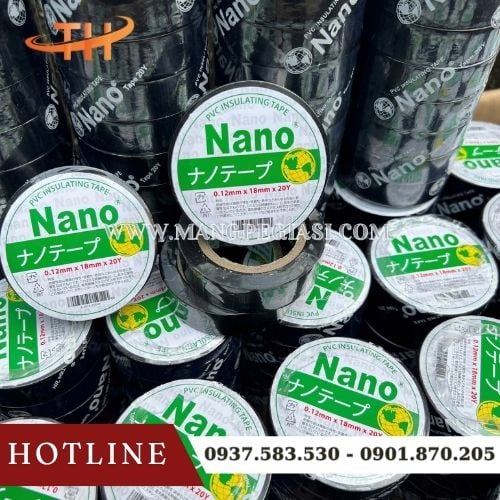 Băng keo điện Nano PVC 20Yard cao cấp Băng keo điện Nano PVC 20Yard cao cấp