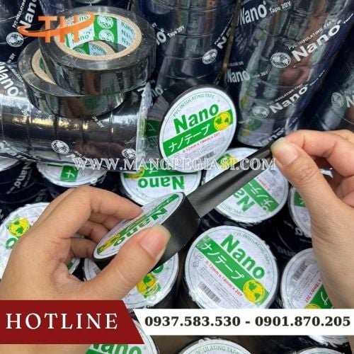 Băng keo điện Nano PVC bám dính tốt chống nước chống cháy Băng keo điện Nano PVC bám dính tốt chống nước chống cháy