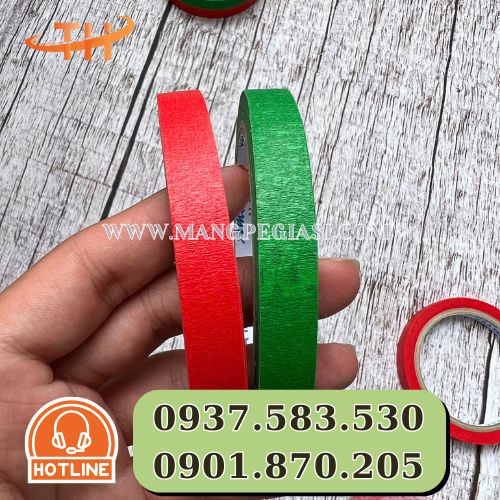 Băng keo giấy màu 1F2 Băng keo giấy màu 1F2