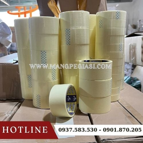 Băng keo giấy 5cm dán ghi chú Băng keo giấy 5cm dán ghi chú