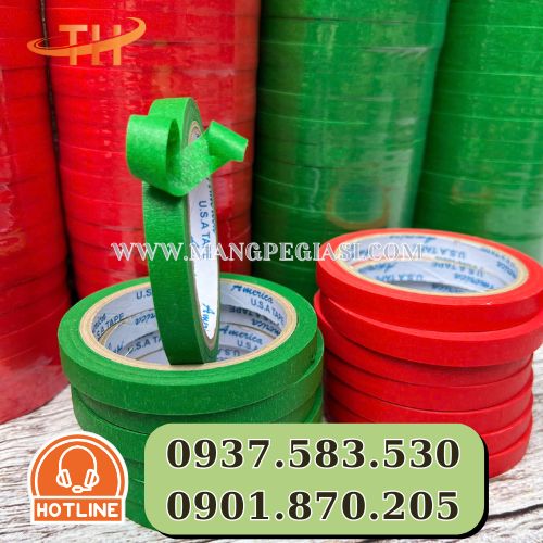 Băng keo giấy màu bám dính tốt Băng keo giấy màu bám dính tốt