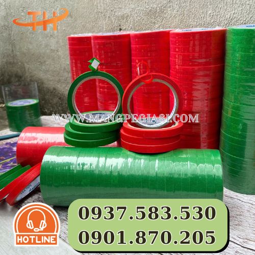 Băng keo giấy màu bền đẹp Băng keo giấy màu bền đẹp