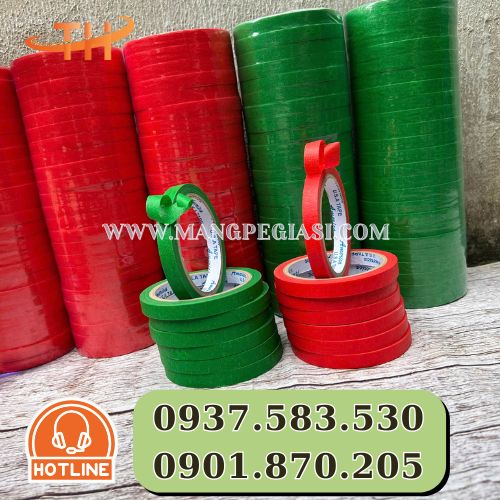 Băng keo giấy màu có độ bền cao Băng keo giấy màu có độ bền cao