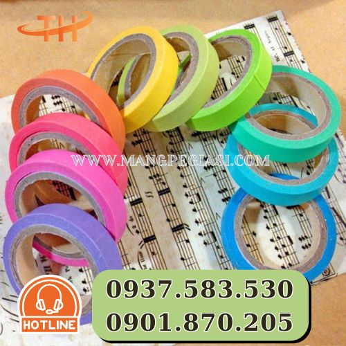 Băng keo giấy màu được ứng dụng đa dạng Băng keo giấy màu được ứng dụng đa dạng