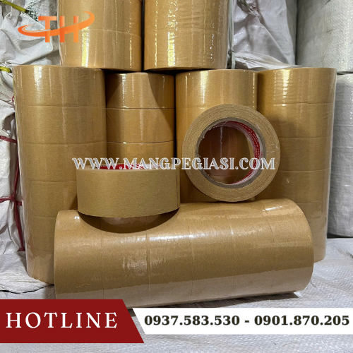 Băng keo giấy nâu da bò đa năng Băng keo giấy nâu da bò đa năng