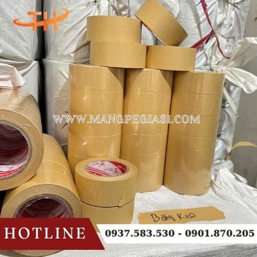 Băng keo da bò dùng đóng gói, ghi chú, trang trí Băng keo da bò dùng đóng gói, ghi chú, trang trí