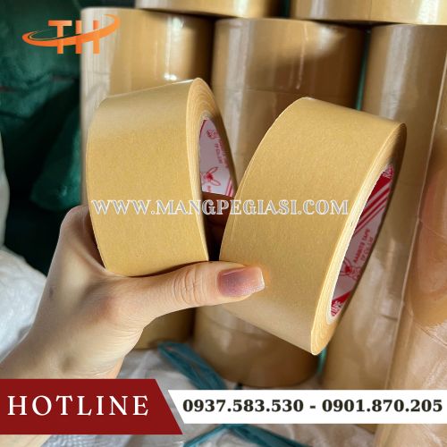 Băng keo giấy nâu da bò Băng keo giấy nâu da bò