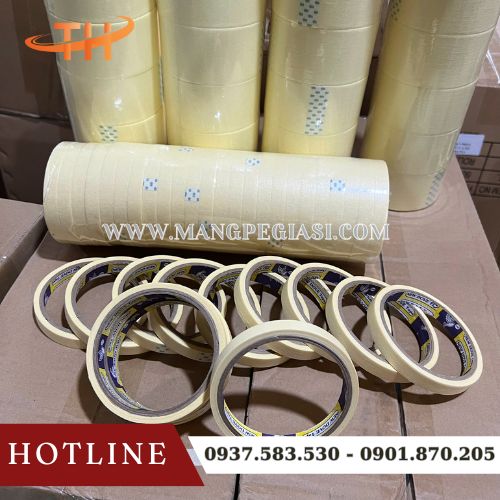 Băng keo giấy nhăn 1F2 siêu dính giá sỉ Băng keo giấy nhăn 1F2 siêu dính giá sỉ