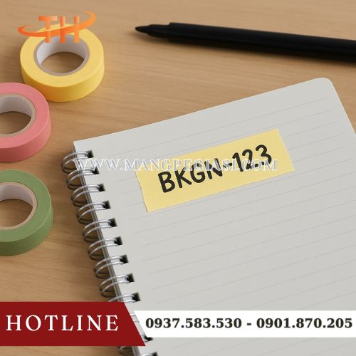 Băng keo giấy nhăn chuyên dùng dán ghi chú đánh dấu Băng keo giấy nhăn chuyên dùng dán ghi chú đánh dấu