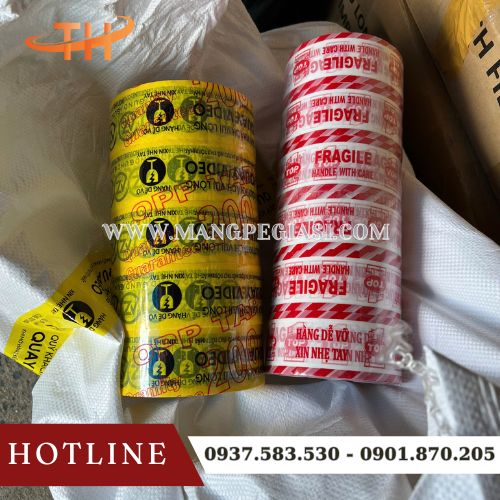 Băng keo hàng dễ vỡ màu vàng đen và trắng đỏ Băng keo hàng dễ vỡ màu vàng đen và trắng đỏ