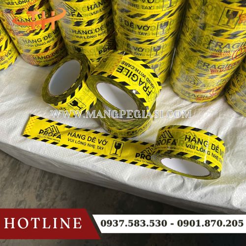 Băng keo hàng dễ vỡ siêu bám dính chịu lực tốt Băng keo hàng dễ vỡ siêu bám dính chịu lực tốt