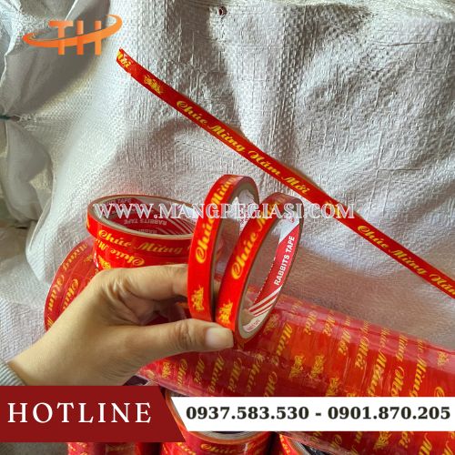 Băng keo in chữ chúc mừng năm mới chịu lực cao siêu bám dính Băng keo in chữ chúc mừng năm mới chịu lực cao siêu bám dính