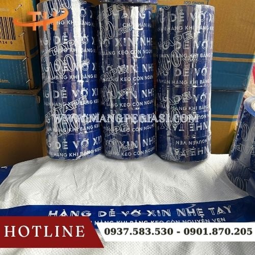 Băng dính in chữ hàng dễ vỡ theo yêu cầu Băng dính in chữ hàng dễ vỡ theo yêu cầu