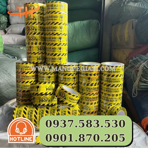 Băng keo in chữ hàng dễ vỡ in logo doanh nghiệp Băng keo in chữ hàng dễ vỡ in logo doanh nghiệp