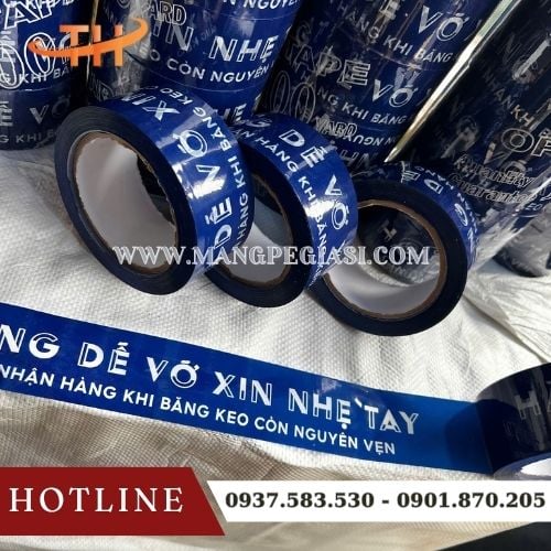 Băng keo in chữ hàng dễ vỡ hạn chế hư hỏng sản phẩm Băng keo in chữ hàng dễ vỡ hạn chế hư hỏng sản phẩm