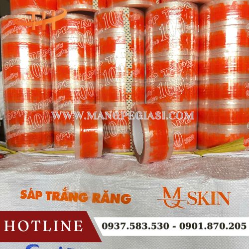 Băng keo in logo theo yêu cầu 4F8 siêu dính Băng keo in logo theo yêu cầu 4F8 siêu dính