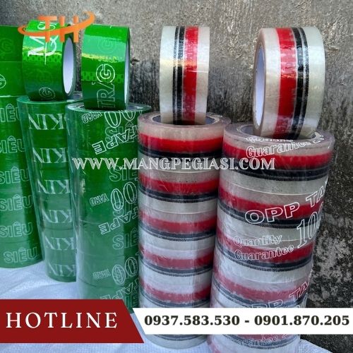 Băng keo in logo BOPP bền dai siêu bám dính Băng keo in logo BOPP bền dai siêu bám dính