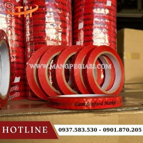 Băng keo in logo, in chữ bền dai chịu lực cao siêu bám dính Băng keo in logo, in chữ bền dai chịu lực cao siêu bám dính