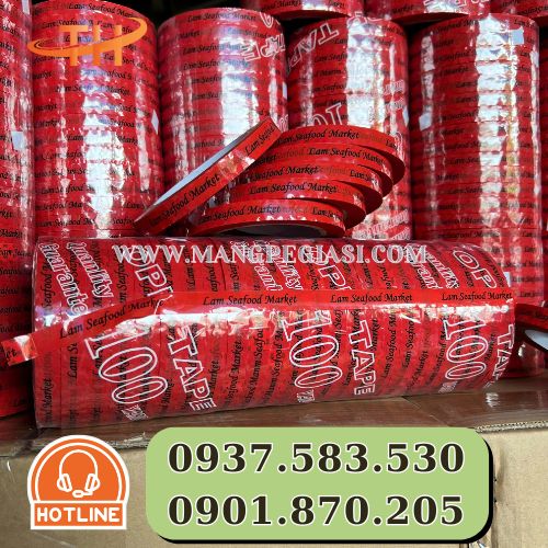 Băng keo in logo, in chữ theo yêu cầu khổ 1F2 Băng keo in logo, in chữ theo yêu cầu khổ 1F2