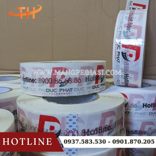 Băng keo in logo, in số điện thoại Băng keo in logo, in số điện thoại