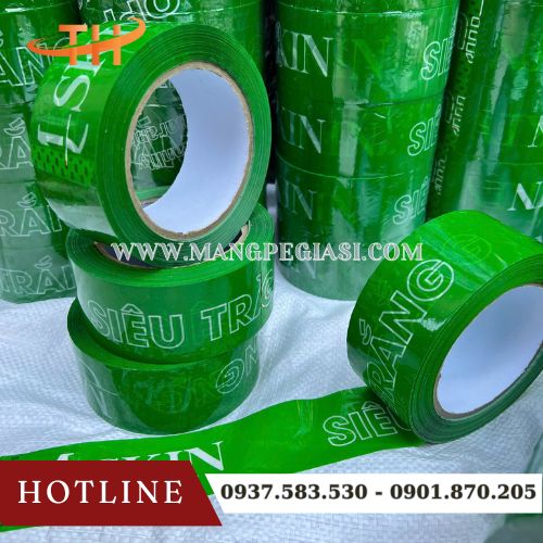 Băng keo in logo nền màu Băng keo in logo nền màu