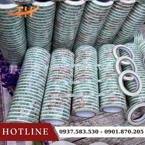Băng keo in logo sản xuất theo yêu cầu Băng keo in logo sản xuất theo yêu cầu