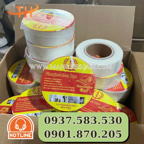 Băng keo sợi thuỷ tinh bám dính tốt Băng keo sợi thuỷ tinh bám dính tốt