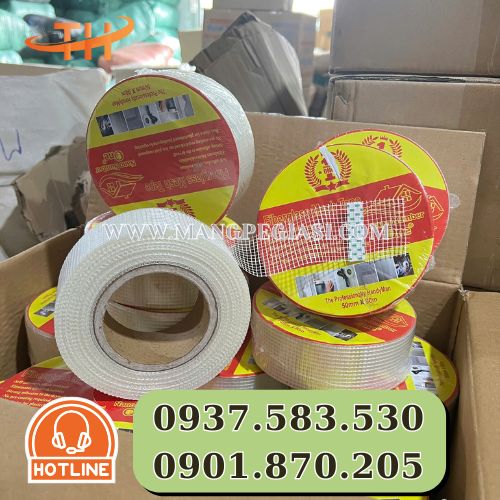 Băng keo lưới dán mối nối thạch cao Băng keo lưới dán mối nối thạch cao