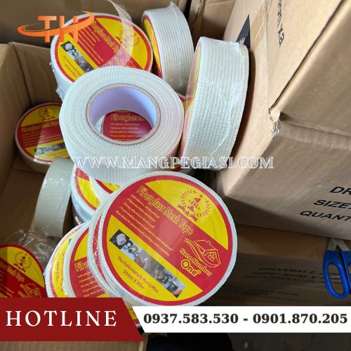 Băng keo lưới dán thạch cao 50mm x 90m Băng keo lưới dán thạch cao 50mm x 90m