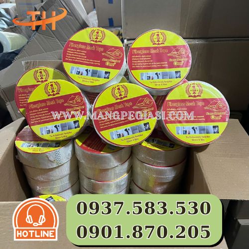 Băng keo lưới sợi thuỷ tinh Băng keo lưới sợi thuỷ tinh