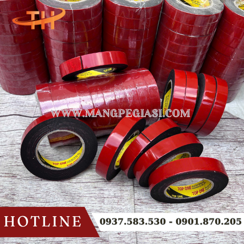 Băng keo mút xốp 2 mặt có tính thẩm mỹ cao Băng keo mút xốp 2 mặt có tính thẩm mỹ cao