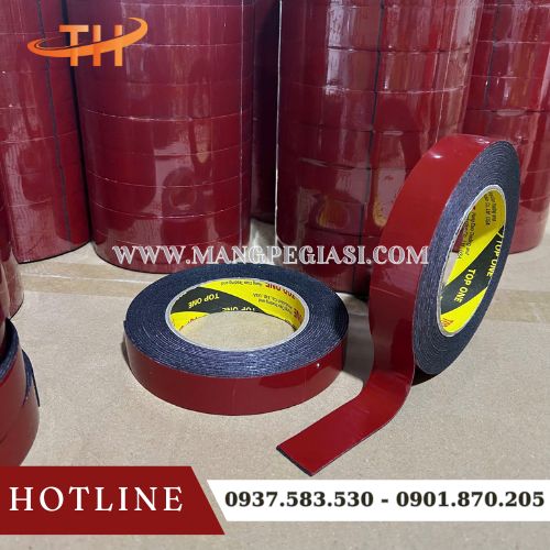 Băng keo mút xốp đen vỏ đỏ ứng dụng linh hoạt Băng keo mút xốp đen vỏ đỏ ứng dụng linh hoạt