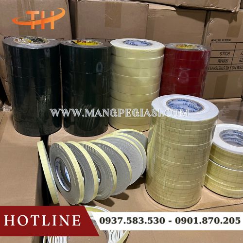 Băng keo mút xốp trắng đẹn chất lượng Băng keo mút xốp trắng đẹn chất lượng